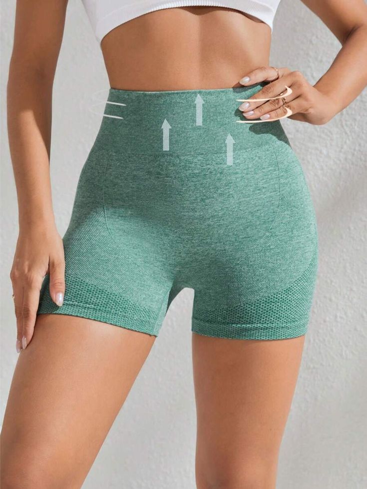 Solid Women Gym Shorts